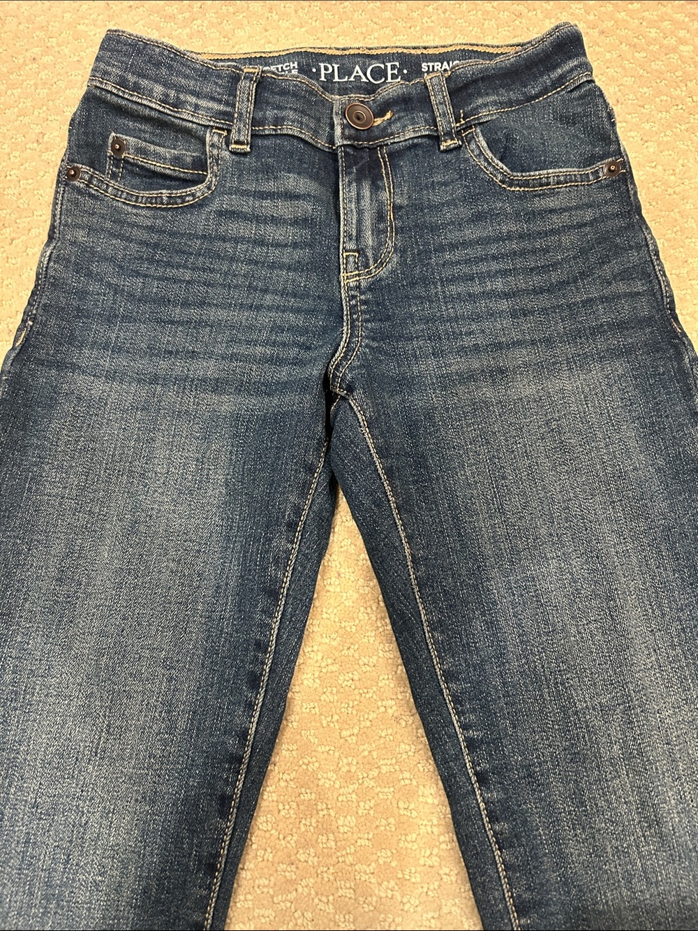 The Children's Place Boys Blue Slim Straight Jeans